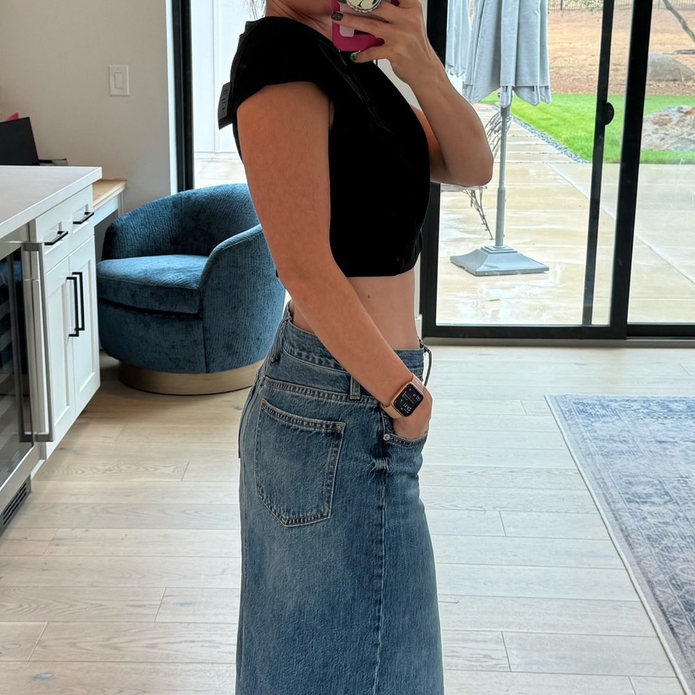Structured crop top - Picture 2 of 9